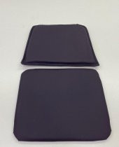 Knsz minder seti 1 li zng&mğr&uslu mor suni deri tel bar sandalyesi oturma ve sırt minderi set thumbnail 1