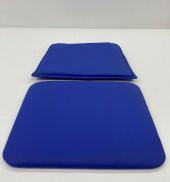 Knsz minder seti 1 li zng&mğr&uslu mvi suni deri tel bar sandalyesi oturma ve sırt minderi set thumbnail 2