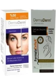 DermaDerm Bitkisel Yüz Leke Gece Kremi 100 gr Ve Çatlak Önleyici Krem 100 gr - 1