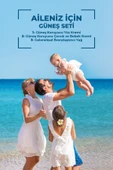 SUN BREEZE 3'Lü Aile Güneş Seti 50+SPF Yüz Güneş Kremi , 50+SPF Çoçuk Güneş Kremi 0 SPF Bronzlaştırıcı Yağ - 2