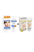 DermaDerm Spf 50+ Güneş Koruma Kremi + Bitkisel Leke Giderici&cilt Beyazlatıcı Krem Gündüz Kremi - 1