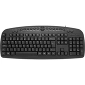 Frisby FK-130EU İngilizce Q Usb Kablolu Siyah Klavye thumbnail 1