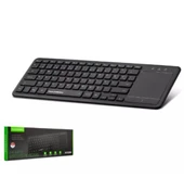 HADRON HDX2505 BLUETOOTH + WIRELESS KLAVYE + TOUCH PAD Q SİYAH - 1
