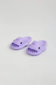 WG500 Köpekbalığı Mor Unisex Tam Ortopedik Terlik Shark Slides - 1