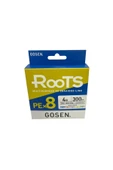 Gosen X8 Roots PE 8 Örgü Spin İp Misina 4.0 300mt Multi Color 0,382 mm - 1
