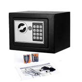 Elektronik Tuşlu Çelik Para Kasası Siyah (5232) - 3