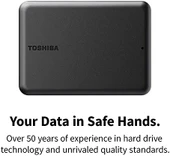 Toshiba Canvio Partner 2 TB taşınabilir 2, 5 inç harici HDD, USB 3.2 Gen 1, Mac ve Windows ile uyumlu, USB ile çalışır - 5