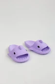 WG500 Köpekbalığı Mor Unisex Tam Ortopedik Terlik Shark Slides - 3
