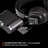 SteelSeries Arctis Nova Pro X Wireless Xbox Multi-Platform Gaming Kulaklık - Hi-Fi Ses Sürücüleri - Aktif Gürültü Giderme - Gen2 Clearcast Mikrofon - Xbox, PC, PS5, PS4, Switch, Mobil thumbnail 4