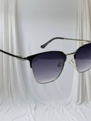 MONTBLACK MB 2481 59 19 149 C4 SİYAH-GÜMÜŞ UNİSEX GÜNEŞ GÖZLÜĞÜ thumbnail 1