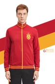Galatasaray Orijinal Sarı Kırmızı 5 Yıldızlı Sweat + Silikon Bileklik Set Hediyelik Ahşap Kutulu - 2
