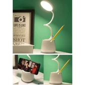 3 Modlu Kıvrımlı Bükülebilir Kalemlikli Masa Lambası thumbnail 3