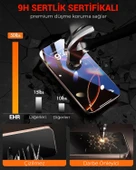 iPhone 15 Pro Max Otomatik Kolay Kurulum Aparatlı Toz Bırakmayan Hayalet Full Kaplayan Ekran Koruyucu Cam(2 Adet) - 4