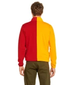 Galatasaray Orijinal Dik Yaka  Fermuar 5 Yıldızlı Sweat + Silikon Bileklik Set Hediye Ahşap Kutu - 3