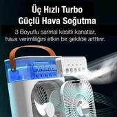 Su Hazneli Şarjlı Masa Vantilatörü - 2