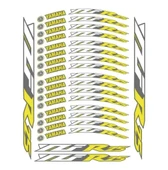 Yamaha R25 Florasan Sarı Baskı 1 Set Jant Şeridi - 1
