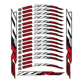 Yamaha R25 Kırmızı Baskı 1 Set Jant Şeridi - 1