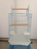 Netx Kafes 1809-R Papağan Beyaz 46,5X46,5X85 cm - 3