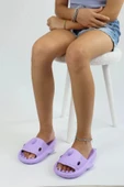 WG500 Köpekbalığı Mor Unisex Tam Ortopedik Terlik Shark Slides - 4