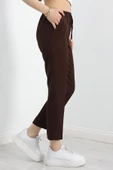 Dabıl Bağcıklı Pantolon Acıkahve thumbnail 4