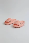 WG500 Köpekbalığı Pembe Unisex Tam Ortopedik Terlik Shark Slides thumbnail 1