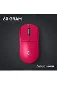 logitech G Pro X Superlight 2 Lightspeed Kablosuz Magenta Gaming (OYUNCU) Mouse 910-006798 - 8