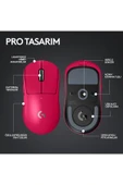 logitech G Pro X Superlight 2 Lightspeed Kablosuz Magenta Gaming (OYUNCU) Mouse 910-006798 - 7
