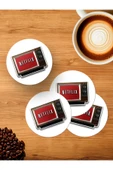 Panorama Ajans Netflix Televizyon Sticker Tasarım 4'lü Ahşap Bardak Altlığı - 1