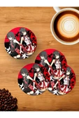 Panorama Ajans Akame Ga Kill Oyuncu Kız Anime Dizi 4'lü Ahşap Bardak Altlığı - 1