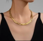 Dalga Gold Çelik Takı Seti 351 - 2