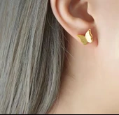 Kelebek kolye Küpe Çelik Takı 354 thumbnail 4