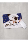 Panorama Ajans Karim Benzema Gol Sevinci Portre Real Madrid Mouse Pad - 1