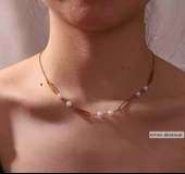 İncili Ataç Çelik kolye A125-1 thumbnail 4