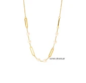 İncili Ataç Çelik kolye A125-1 thumbnail 3