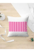 Panorama Ajans Victoria Secret Desen Pink Pembe Şerit Yastık Kılıfı - 1