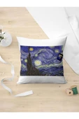 Panorama Ajans Tardis Doctor Who Van Gogh Yıldızlı Gece Tablo Yastık Kılıfı - 1