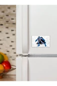 Panorama Ajans Dc Hayranlarına Batman Çizgi Dizi Sticker 6x9cm Magnet - 1