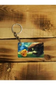 Panorama Ajans Pokemon Pikachu Pikaçu Ve Mewtwo Çizgi Dizi Anime Ince Metal Anahtarlık - 1