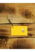Panorama Ajans Simpson Sarı Minimal Ince Metal Anahtarlık - 1