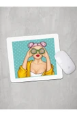 Panorama Ajans Rozet Kitty Girl Mouse Pad - 1