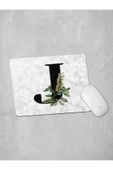 Panorama Ajans J Harfi Yeşil Yapraklı Mouse Pad - 1