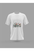 Panorama Ajans Çiçekler Baskılı T-shirt thumbnail 1