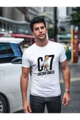 Panorama Ajans Cr7 Cristiano Ronaldo Minimal Futbolcu Tasarım Baskılı T-shirt - 1