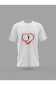 Panorama Ajans J Harfi Kalp Baskılı T-shirt thumbnail 1