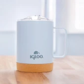 Çelik Mug Termos - Igloo - Cork - 350ml - Duman Mavi - 205696 - 6