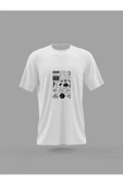 Panorama Ajans Black Doodle Baskılı T-shirt thumbnail 1