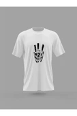 Panorama Ajans Unisex Kuru Kafa Bıçak Baskılı T-shirt - 1