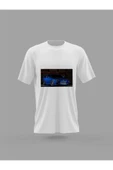 Panorama Ajans Nissan Gtr R34 Blue Baskılı T-shirt thumbnail 1