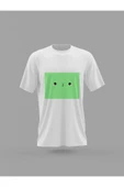 Panorama Ajans Kawaii Minimal Yeşil Cute Tatlı Baskılı T-shirt - 1