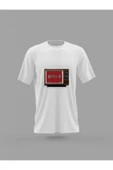 Panorama Ajans Netflix Televizyon Sticker Tasarım Baskılı T-shirt - 1